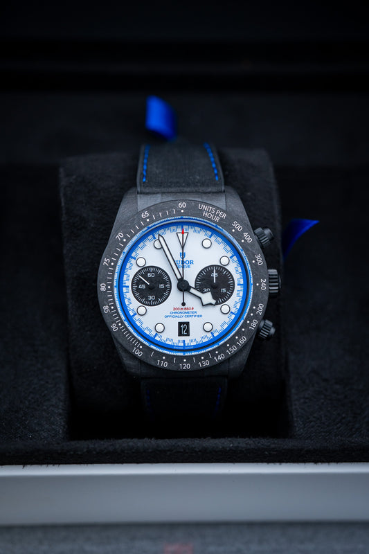 2025 Tudor Black Bay Chrono “Carbon 25” – Ref. M79377KN – Carbon Fibre Case – Brand New Complete Set