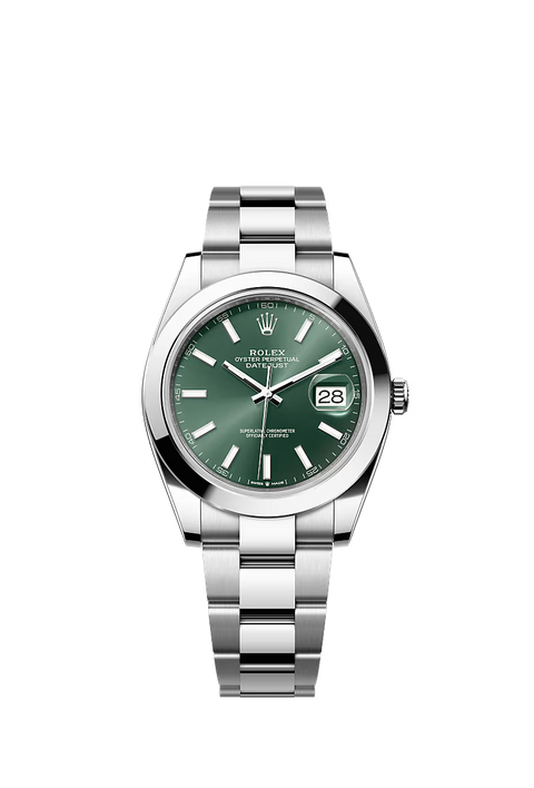 Rolex Datejust 41 Mint Green Dial 126300 – Brand New Complete Set (2025)