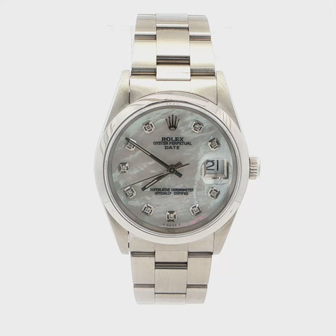 Rolex Datejust 26 mm Custom Diamond Dial Ref. 69174
