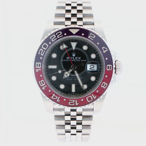 Rolex GMT-Master II Pepsi Jubilee – Ref. 126710BLRO – Like New Complete Set