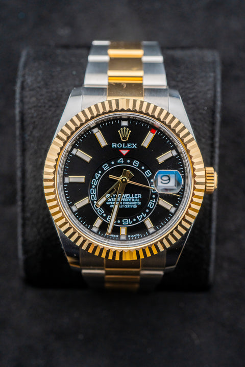 Rolex Sky-Dweller 336933 Black Dial 42mm Two-Tone Oyster Bracelet – Complete Set